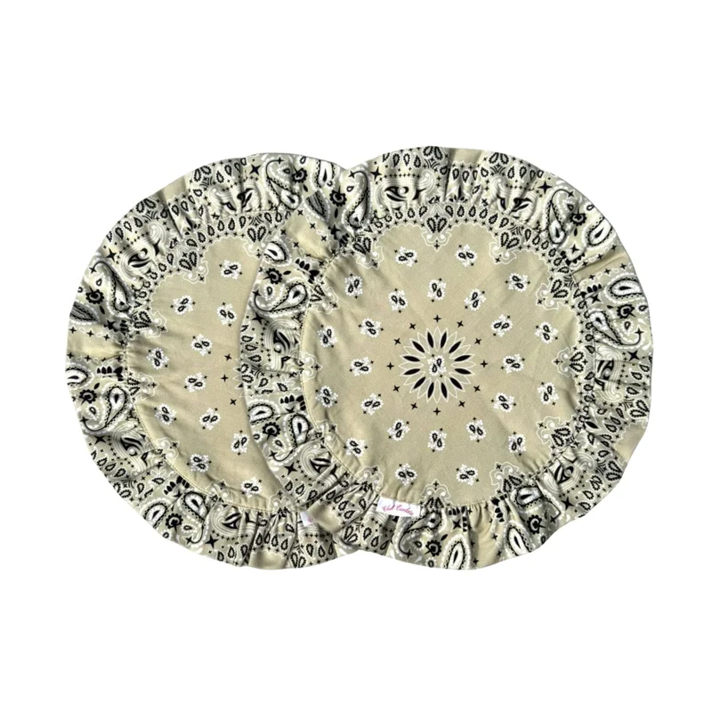 Darcy Placemat Green Paisley 40cm (set van 2)
