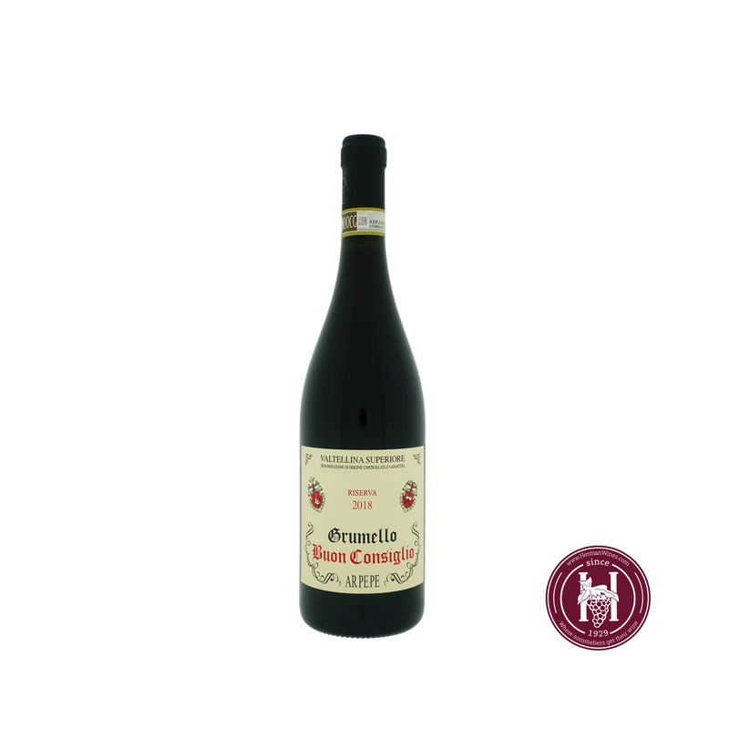 Grumello Buon Consiglio Valtellina Sup. Riserva - ARPEPE - 2018 - 0.75 L - Italië - Lombardije - Rood