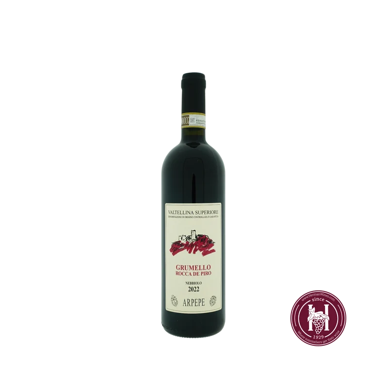 Grumello Rocca de Piro Valtellina Superiore - ARPEPE - 2022 - 0.75 L - Italië - Lombardije - Rood
