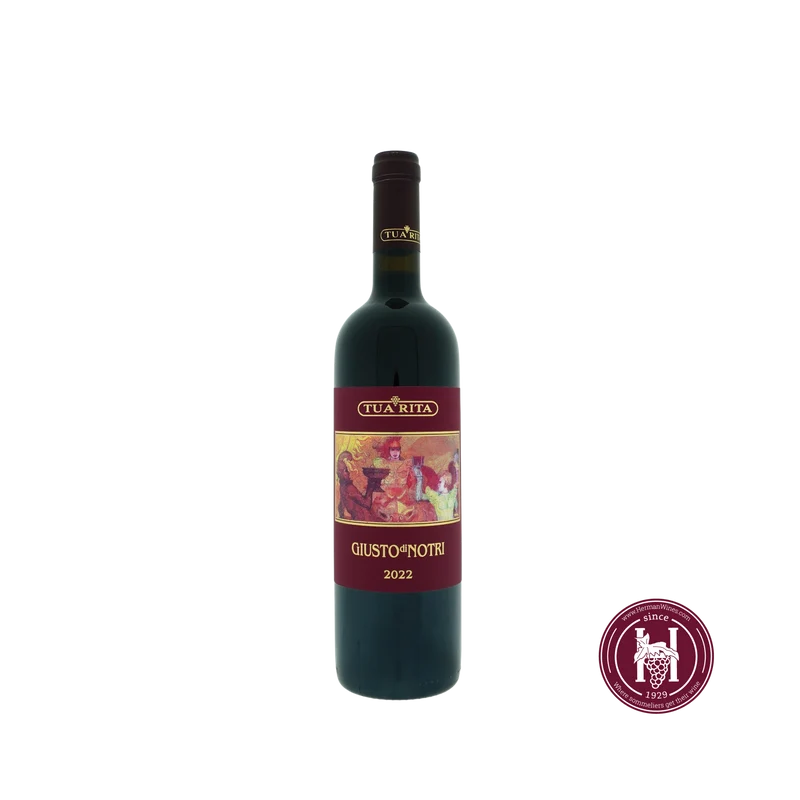 Giusto di Notri - Tua Rita - 2022 - 0.75 L - Italië - Toscane - Rood