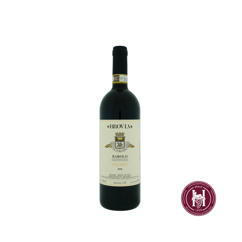 Barolo Villero - Brovia - 2020 - 0.75 L - Italië - Piëmonte - Rood