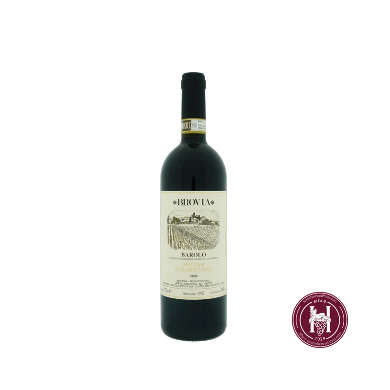 Barolo Rocche di Castiglione - Brovia - 2020 - 0.75 L - Italië - Piëmonte - Rood