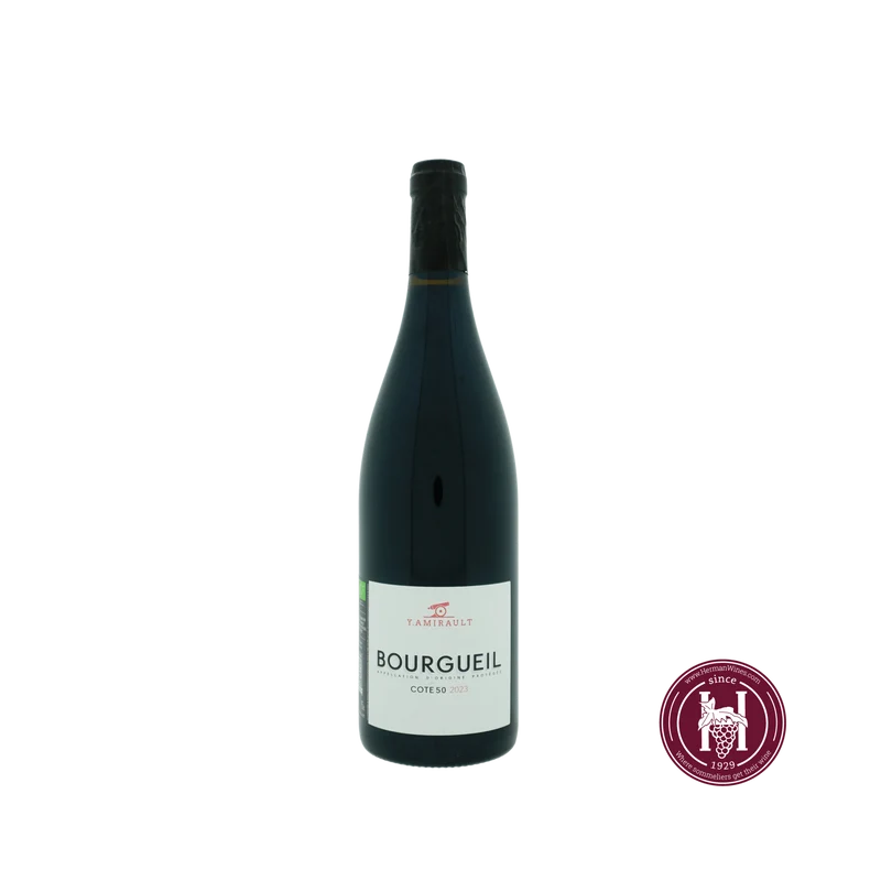 Bourgueil Cote 50 - Y. Amirault - 2023 - 0.75 L - Frankrijk - Loire - Rood