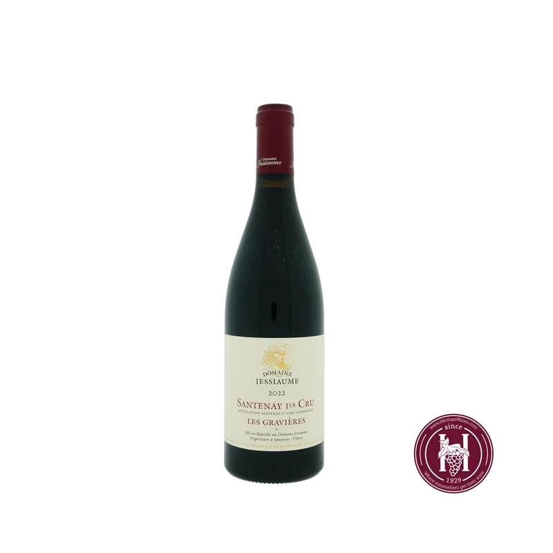 Santenay 1er cru les Gravieres rouge - Domaine Jessiaume - 2022 - 0.75 L - Frankrijk - Bourgogne - Rood