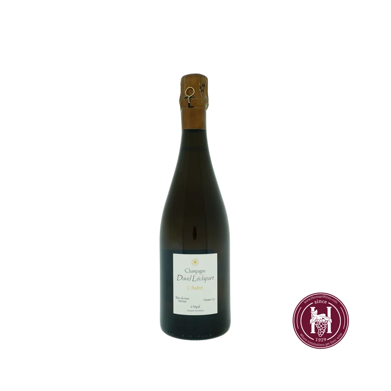 Champagne 1er cru l'Astre - Champagne David Leclapart - non-vintage - 0.75 L - Frankrijk - Champagne - Wit