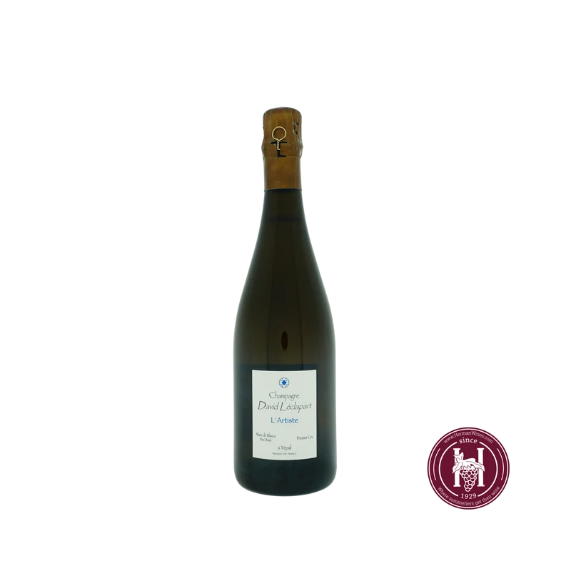 Champagne 1er cru l'Artiste - Champagne David Leclapart - non-vintage - 0.75 L - Frankrijk - Champagne - Wit