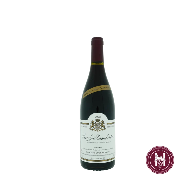 Gevrey Chambertin cuvee de Clos Prieur Bas - Domaine Joseph Roty - 2022 - 0.75 L - Frankrijk - Bourgogne - Rood