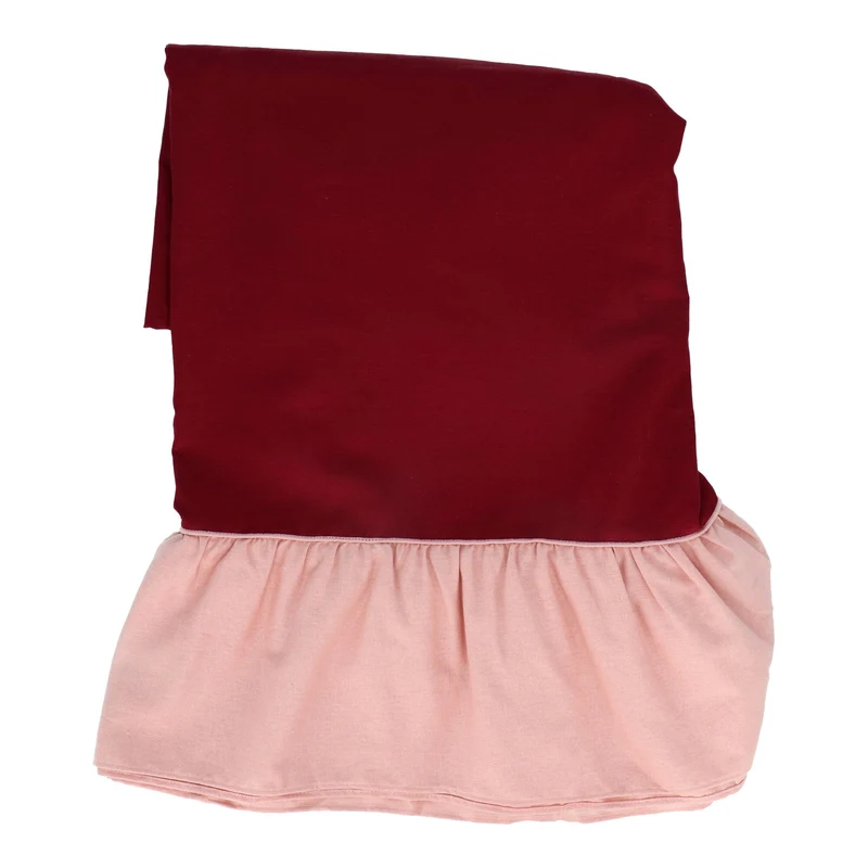 Rond tafelkleed Ruffle Cherry & Roze 180cm