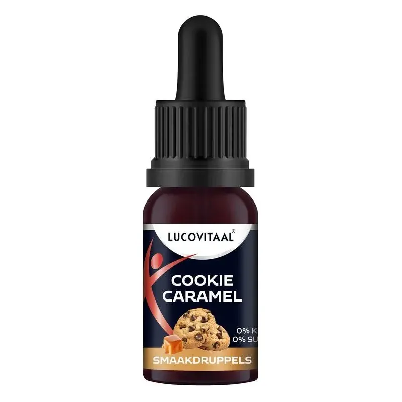 Lucovitaal Smaak druppels cookie caramel 20 ml