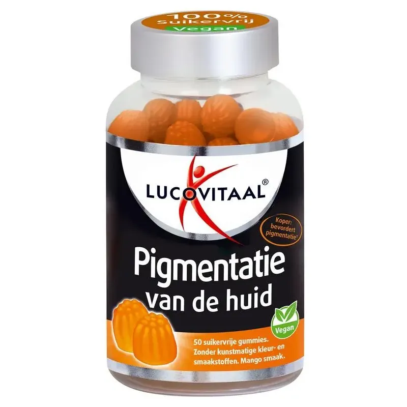 Lucovitaal Pigmentatie vd huid 50 gummies