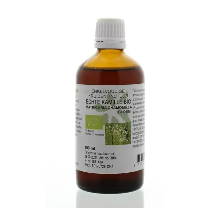 Cruydhof echte kamille tinctuur biologisch 100 ml