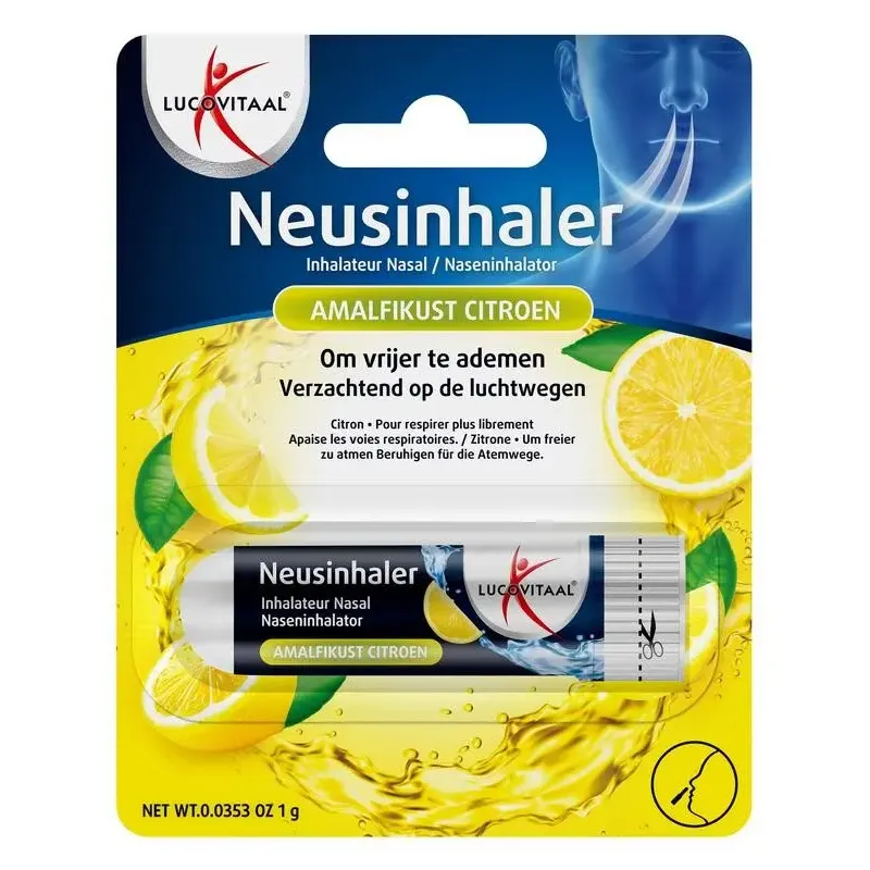 Lucovitaal Neusinhaler amalfik citroen