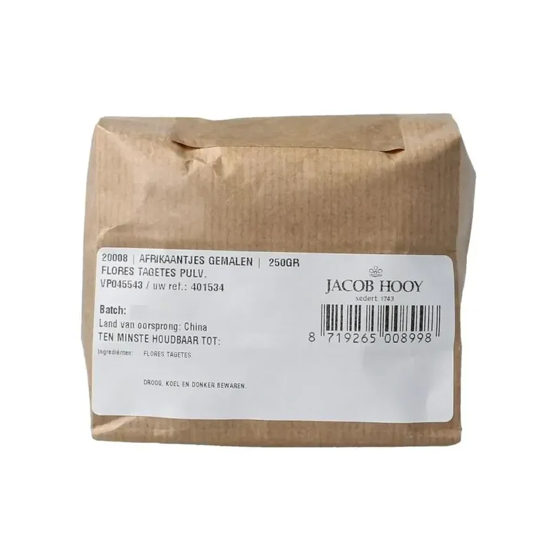 Jacob Hooy Afrikaantjes gemalen 250 gram