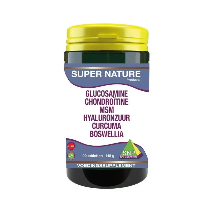 SNP Glucosamine chondro MSM hyaluron curcum boswellia 90 tabletten