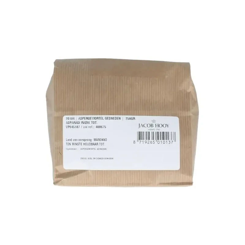 Jacob Hooy Aspergewortel gesneden 250 gram