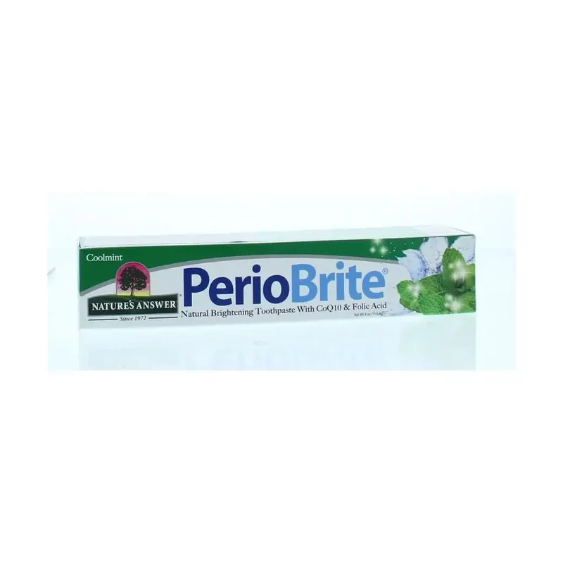 Natures Answer Periobrite natuurlijke tandpasta 22 kruiden en Q10 113 gram