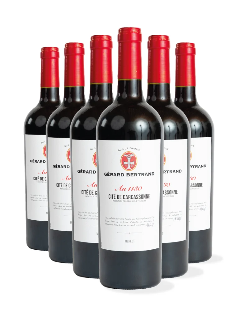 Héritage "An 1130" IGP Cité de Carcassonne 2023 – Lot 6 Bouteilles 75cl vin rouge