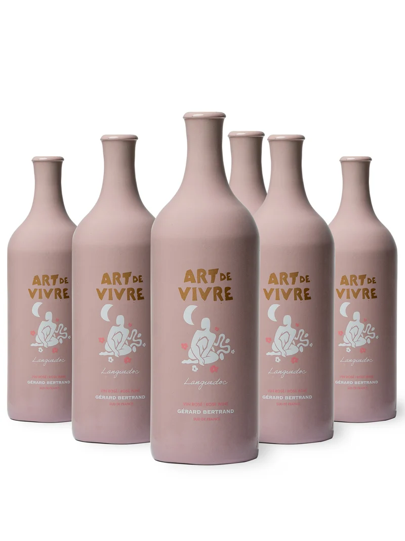 Art de Vivre AOP Languedoc 2025 – lot 6 bouteilles 75cl vin rosé