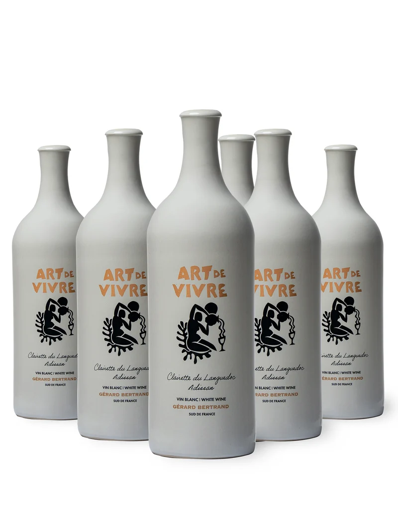 Art de Vivre AOP Clairette du Languedoc Adissan 2024 – lot de 6 bouteilles 75cl vin blanc