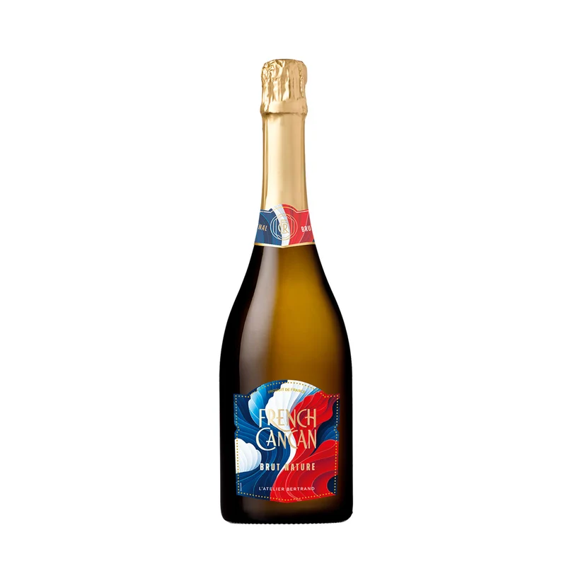 French Cancan Legendary Edition Brut Nature Bio Vin de France – Non millésimé – 75cl vin blanc