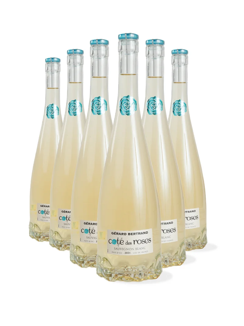 Cote des Roses Sauvignon Blanc IGP Pays d'Oc 2023 – Lot 6 Bouteilles 75cl vin blanc