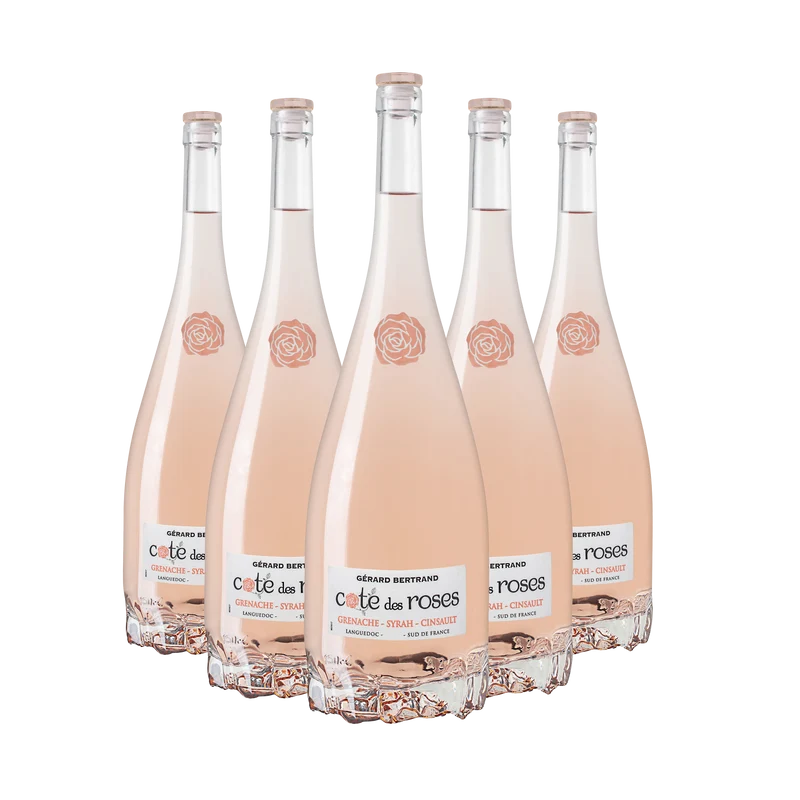 Cote des Roses AOP Languedoc 2025 – Lot 6 magnum 1,5L vin rosé