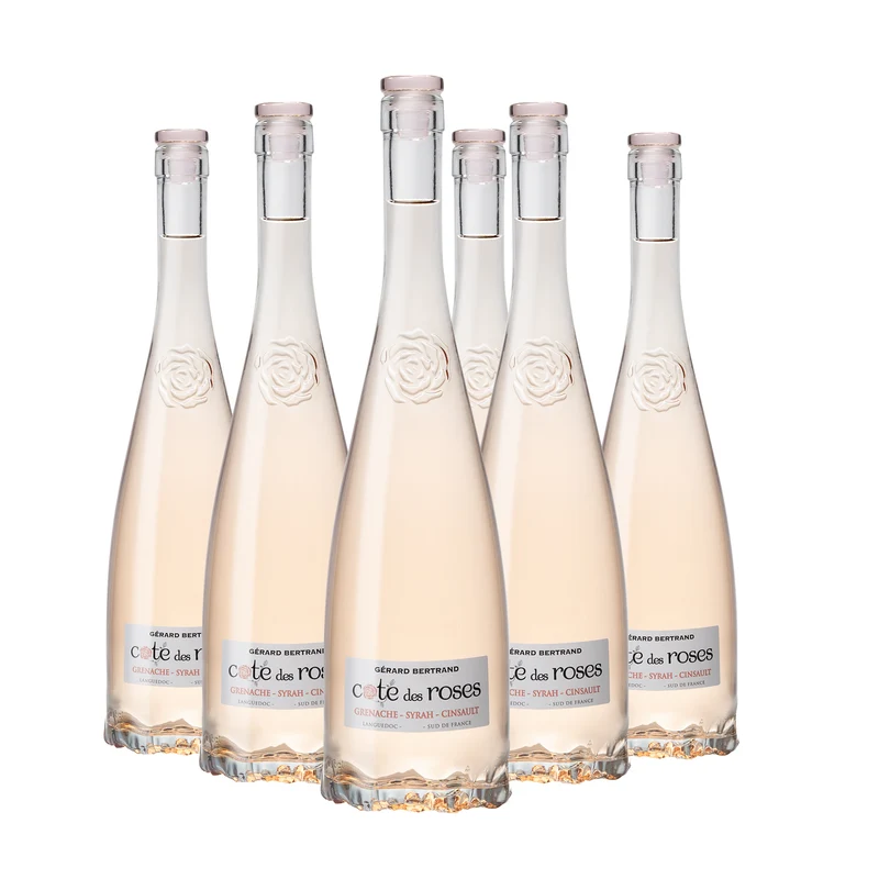 Cote des Roses AOP Languedoc 2025 – Lot 6 Bouteilles 75cl vin rosé