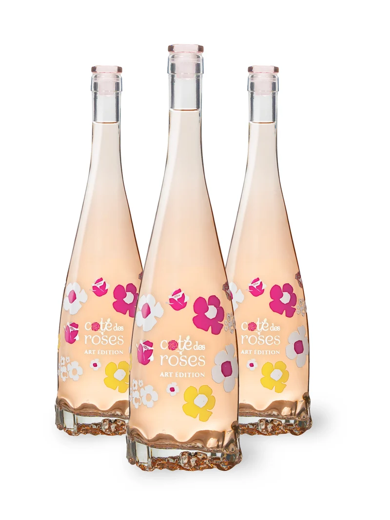 Cote des Roses Art Édition AOP Languedoc 2025 – Lot 3 Bouteilles 75cl vin rosé