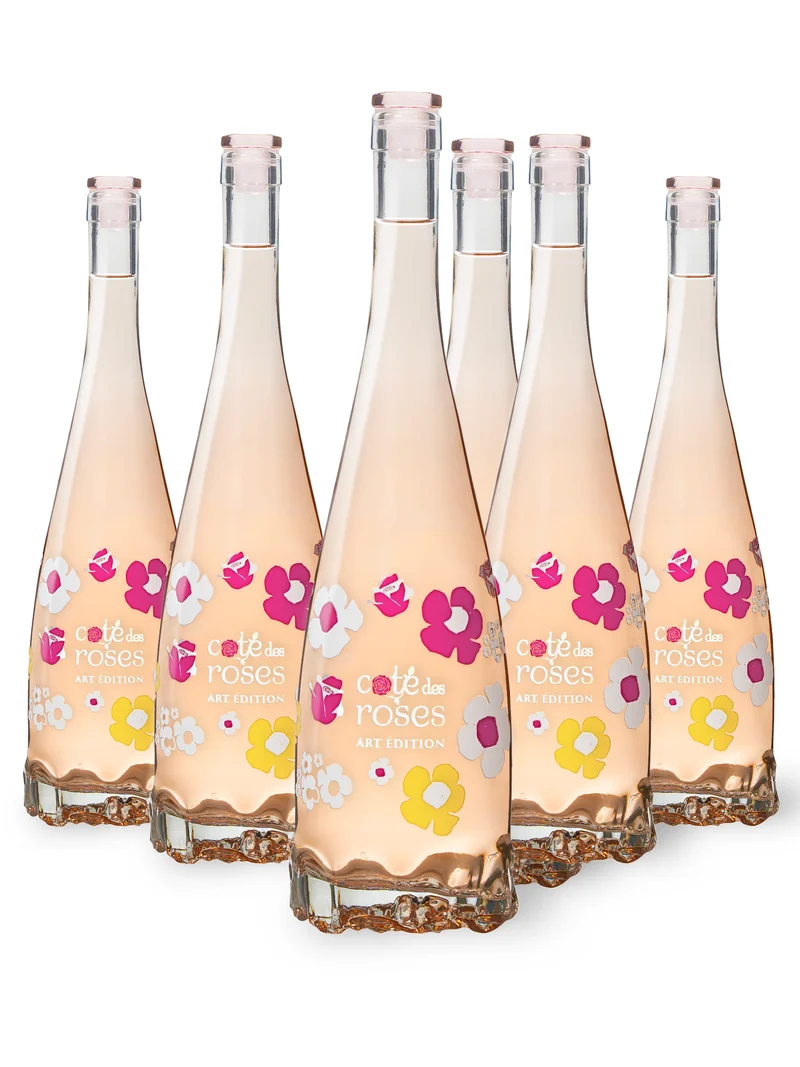 Cote des Roses Art Édition AOP Languedoc 2025 – Lot 6 Bouteilles 75cl vin rosé