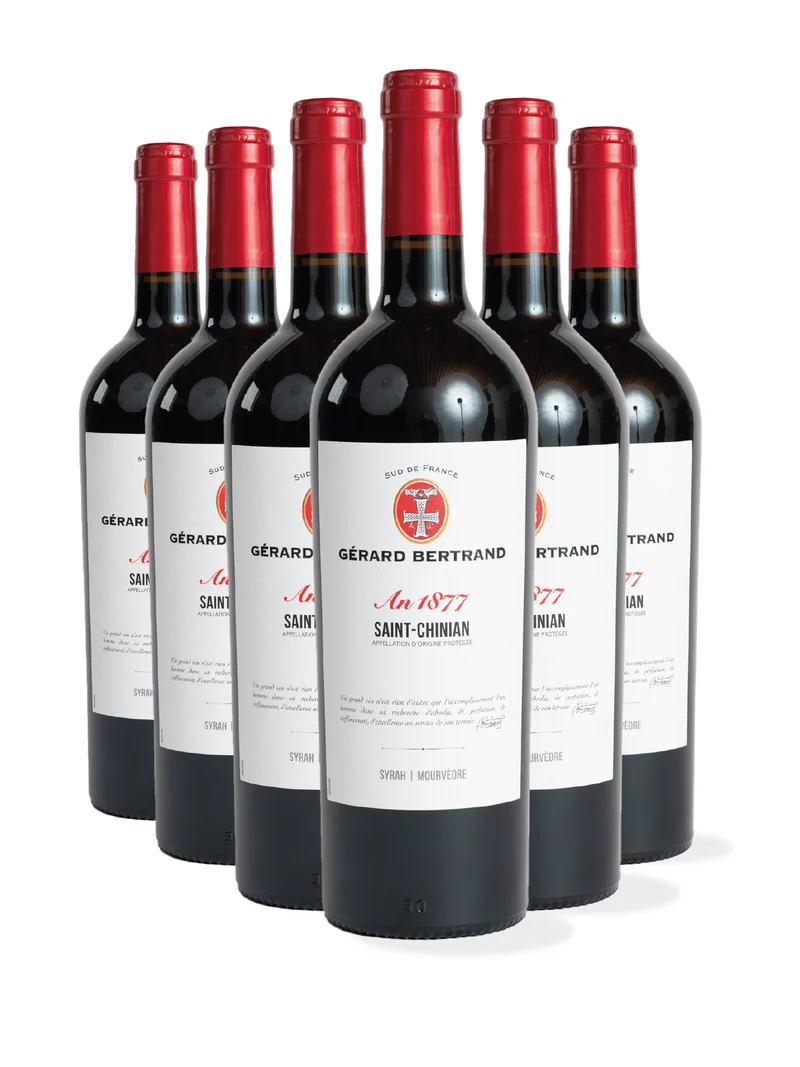 Héritage "An 1877" AOP Saint Chinian 2023 – Lot 6 Bouteilles 75cl vin rouge