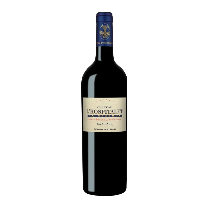 Château l'Hospitalet la réserve AOP La Clape 2023 – 75cl vin rouge