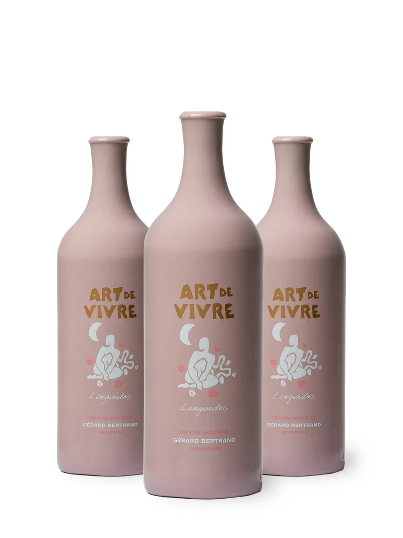 Art de Vivre AOP Languedoc 2025 – Lot 3 bouteilles 75cl vin rosé