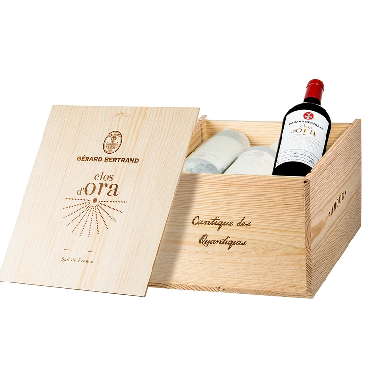 Clos d'Ora AOP La Livinière 2021 – 75cl caisse bois 6 bouteilles vin rouge