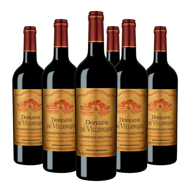 Domaine de Villemajou AOP Boutenac 2023 – Lot 6 Bouteilles 75cl vin rouge