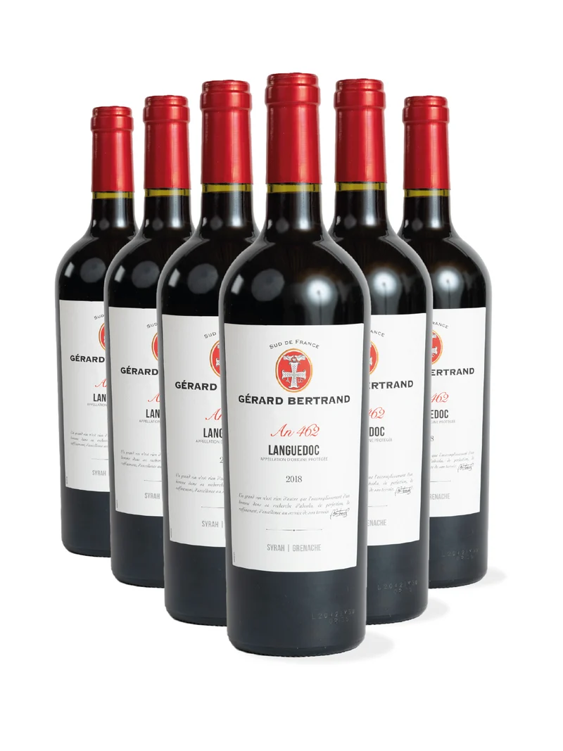 Héritage "An 462" rouge AOP Languedoc 2021 – Lot 6 Bouteilles 75cl vin rouge