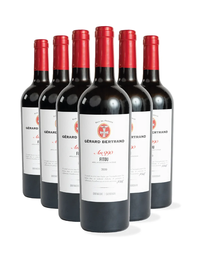 Héritage "An 990" rouge AOP Fitou 2022 – Lot 6 Bouteilles 75cl vin rouge