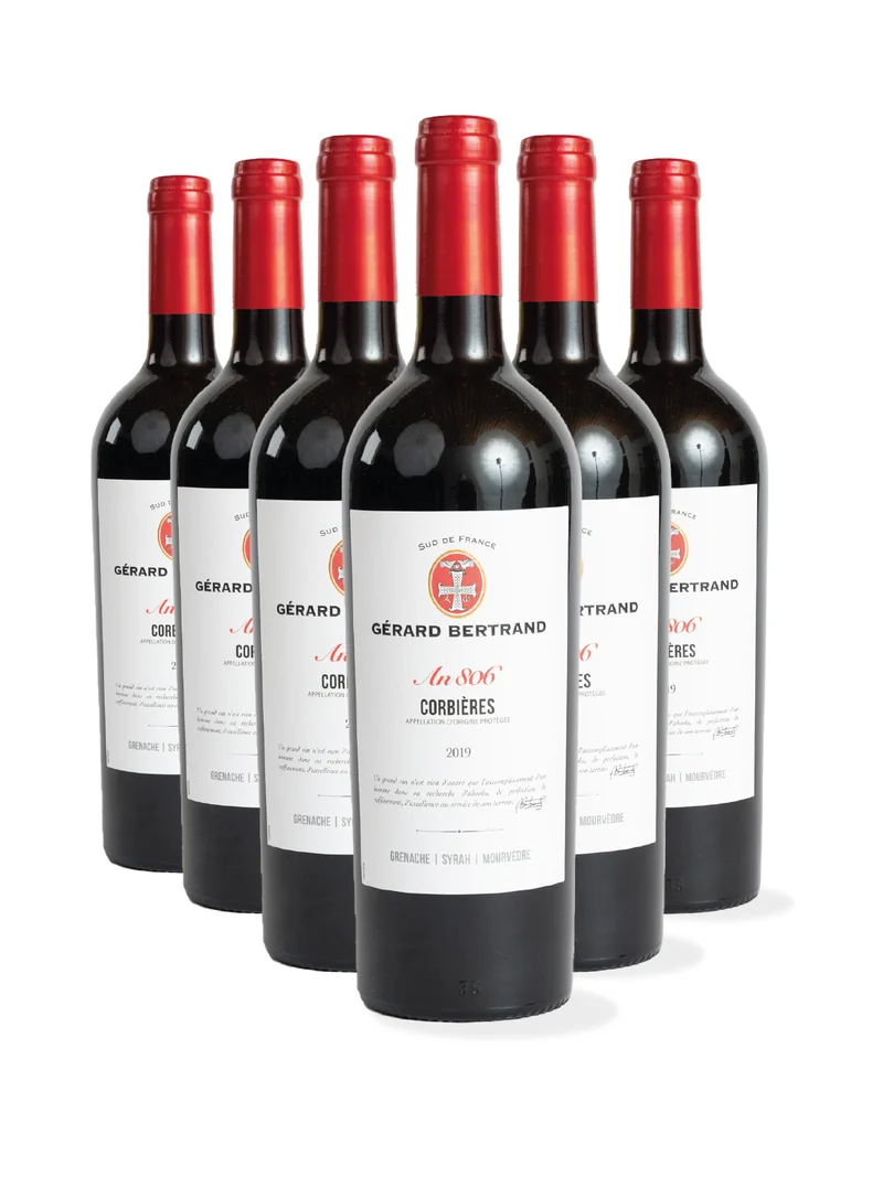 Héritage "An 806" rouge AOP Corbières 2022 – Lot 6 Bouteilles 75cl vin rouge