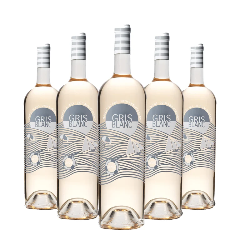 Gris Blanc Edition spéciale IGP Pays d'Oc 2025 – Magnum 6x150cl vin rosé