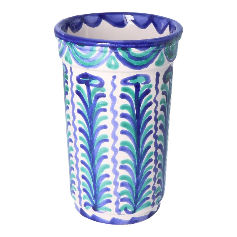 Wijnkoeler Granada blauw met turquoise
