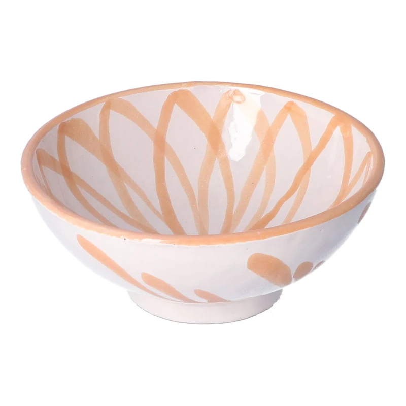 Ontbijtkom Flor peach 15cm