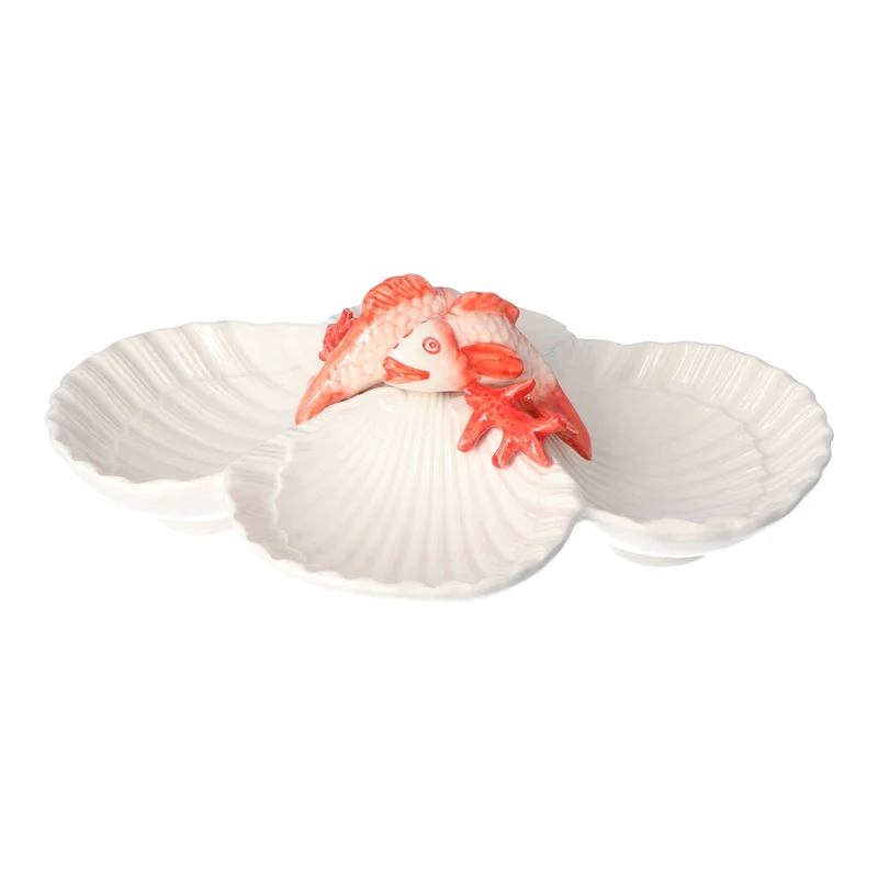 Serveerschaal Coral & Fish (4 schaaltjes)