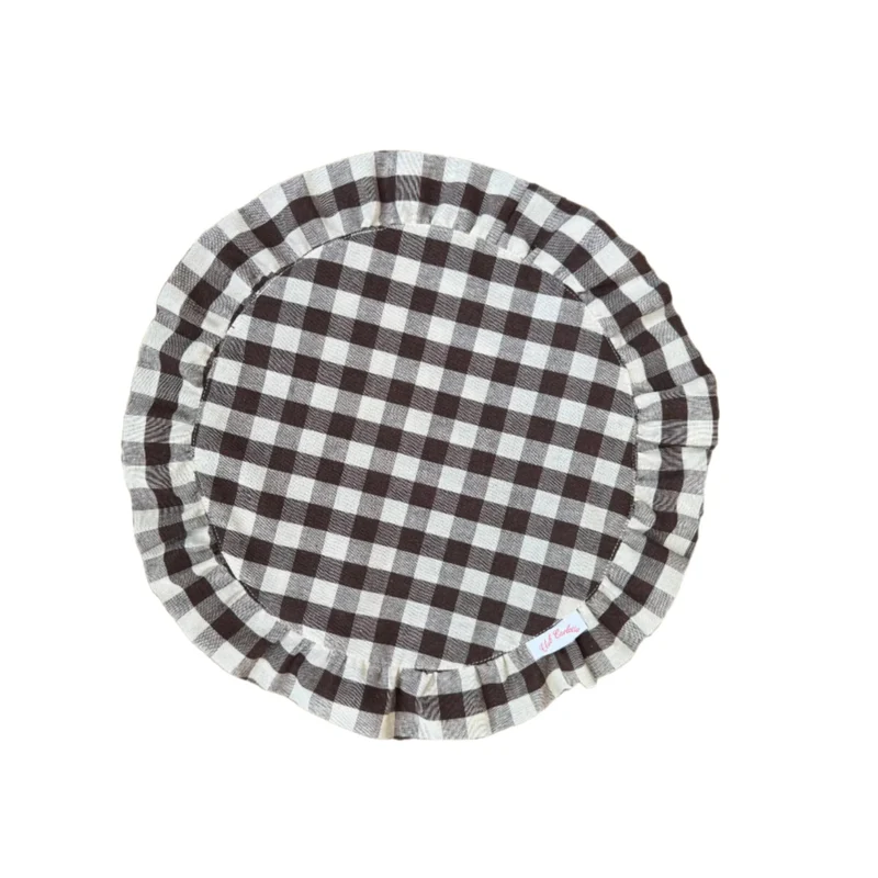 Darcy Placemat Brown Gingham 40cm (set van 2)
