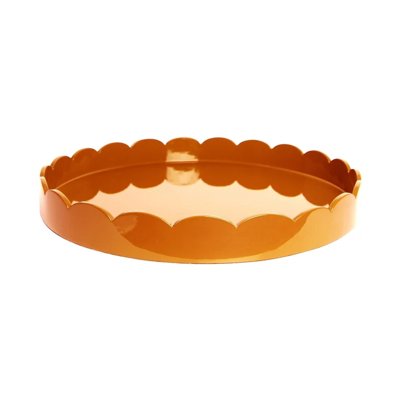 Dienblad Orange Sint-jakobsschelp rond 50cm