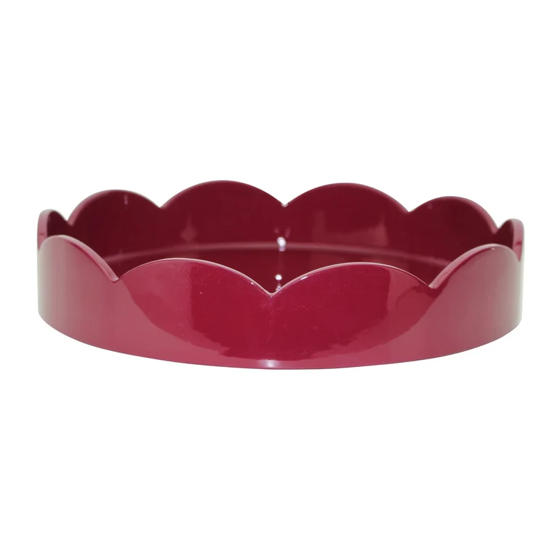 Dienblad Cherry Sint-jakobsschelp rond 20cm