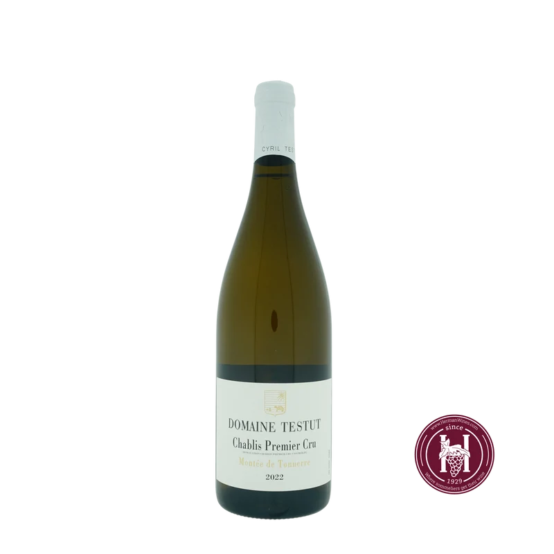 Chablis 1er cru Montee de Tonnerre - Domaine Testut - 2022 - 0.75 L - Frankrijk - Bourgogne - Wit