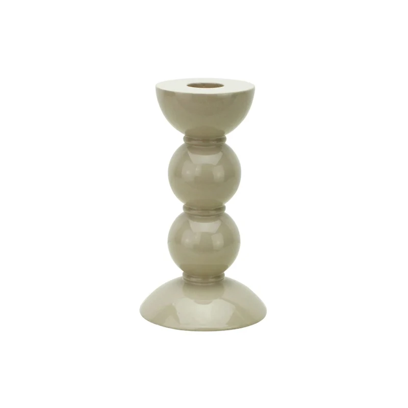 Kandelaar Bobbin Cappuccino 14cm