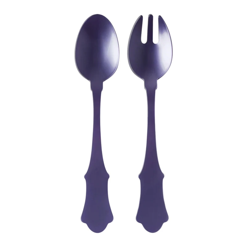 Saladebestek Honorine 2-delig Purple