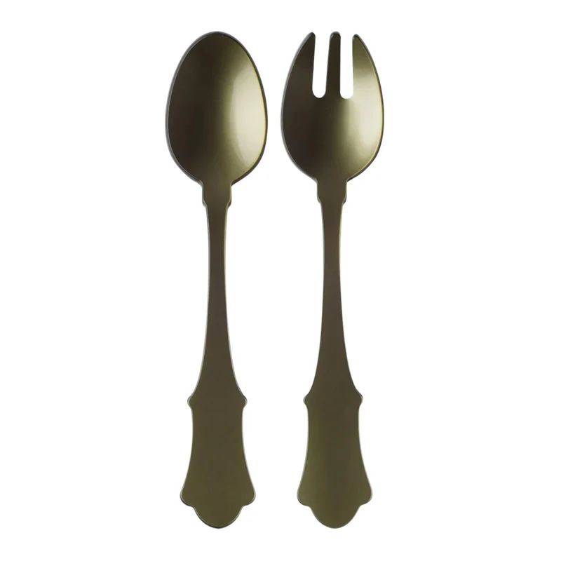 Saladebestek Honorine 2-delig Olive