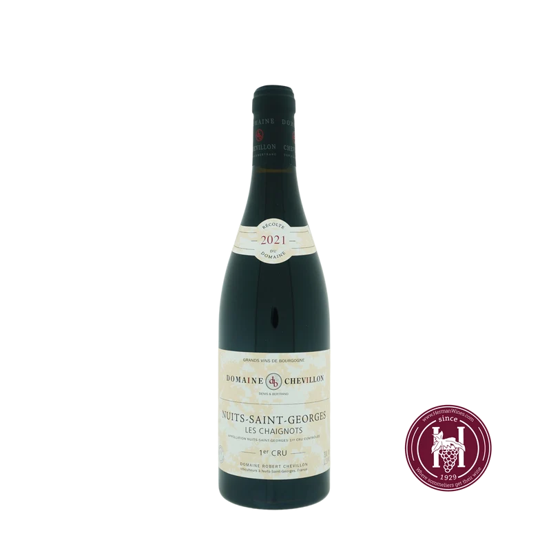 Nuits Saint Georges 1er cru les Chaignots - Domaine Robert Chevillon - 2021 - 0.75 L - Frankrijk - Bourgogne - Rood