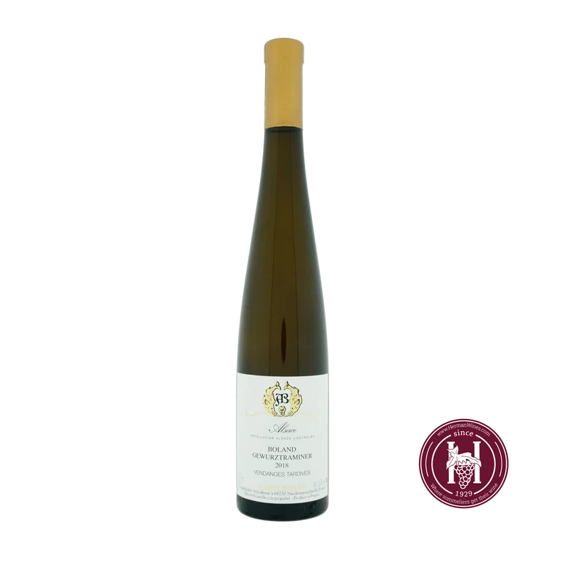 Gewurztraminer Vendages Tardives 'Boland' - Albert Boxler - 2018 - 0.5 L - Frankrijk - Elzas - Wit